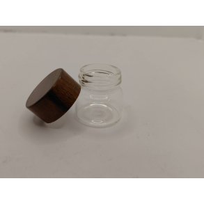 Stor krukke i glas med l�g (ny)