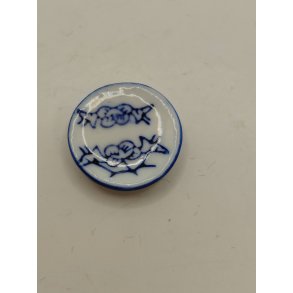 Tallerken i porcel�n (brugt)