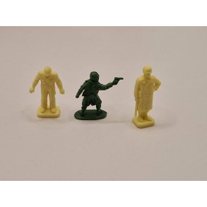 3 sm figurer i plastik (brugte)