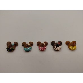 1 stk Mickey Mouse kage i resin (ny)