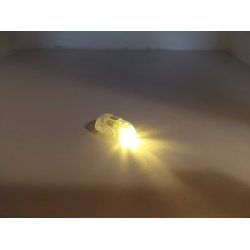 LED lys i plastik (ny) Gult lys