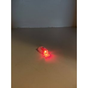 LED lys i plastik (ny) R�d lys