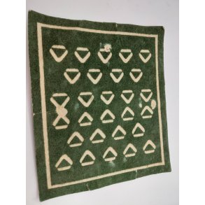 T�ppe. Kraftig karton med velour (vintage/lidt defekt) 20,5 x 18 cm