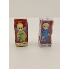 1 stk Disney Animators miniature dukke i leget�js gave�ske (ny)