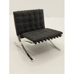 Barcelona stol i resin (brugt/som ny)