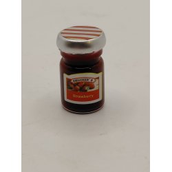 Jordb�r marmelade glas (nyt)