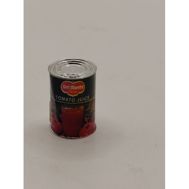 D�se med tomat juice(brugt/som ny)