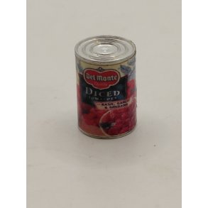 D�se med tomater (brugt/ny)