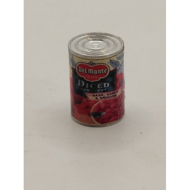 D�se med tomater (brugt/ny)