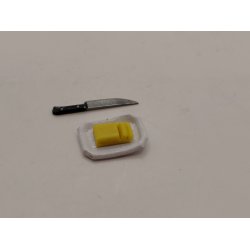 Sm�r p� fad inkl kniv (brugt)