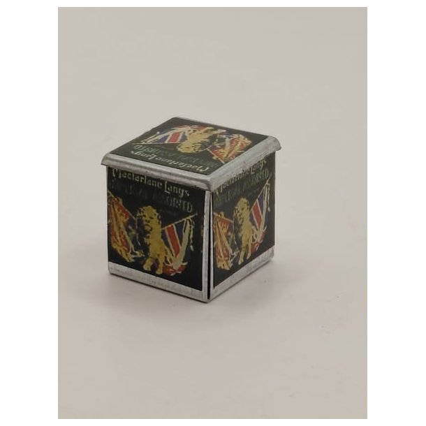 Te/kage D�se i metal (brugt)