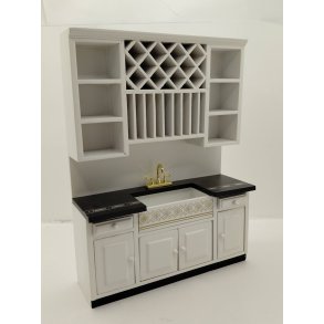 K�kken modul med h�ndvask (brugt/som nyt)