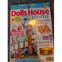 Dollhouse world magasin p� engelsk september/07 nr. 180 (brugt/som nyt)
