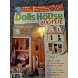 Dollhouse world magasin p� engelsk marts/08 nr. 186 (brugt/som nyt)