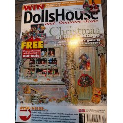 Dollhouse and miniature scene december/09. P� engelsk (brugt/som nyt)