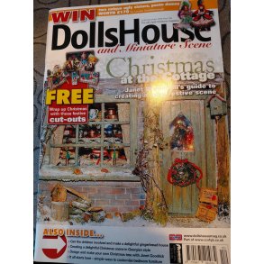 Dollhouse and miniature scene december/09. P� engelsk (brugt/som nyt)