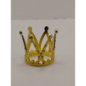 Stor konge/prinsesse krone i metal (ny)