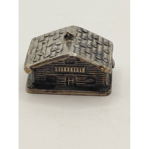 Lille hus i metal (antik)