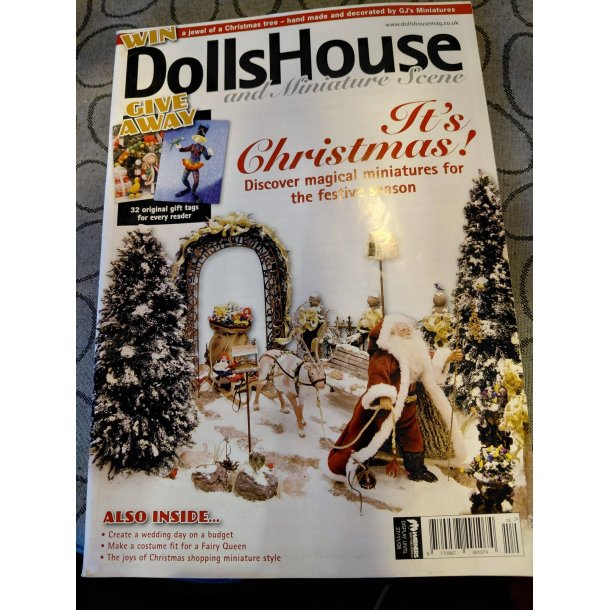 Dollhouse and miniature scene december (brugt)