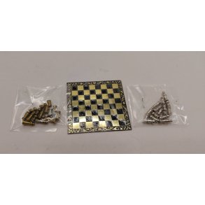 Skak spil i metal (nyt) 1:12