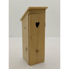 Das/ude toilet i tr� (h�ndlavet) 1:16