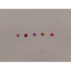 1 stk knap i plastik (ny) 1:12/1:16 � 0,4 cm