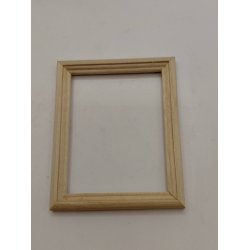 Ramme i umalet tr� (ny) 7,4 x 6 cm