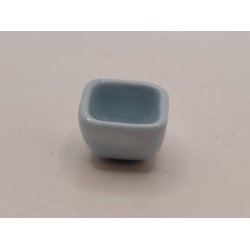 Sk�l i lysebl� porcel�n (brugt/som nyt)