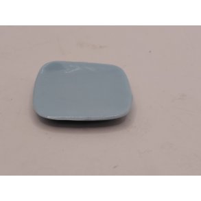 Tallerken/fad i lysebl� porcel�n (brugt/som nyt)