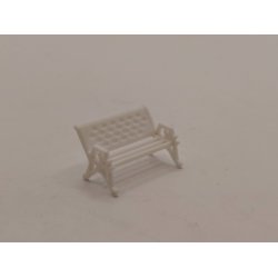 Meget lille b�nk i plastik (brugt) 1:48
