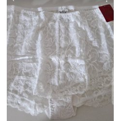 Hvide maxi trusser/shorts  (nye) Str 46