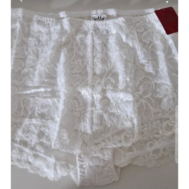 Hvide maxi trusser/shorts  (nye) Str 46