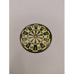 Dartskive i kraftig karton (ny)
