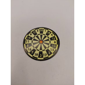 Dartskive i kraftig karton (ny)