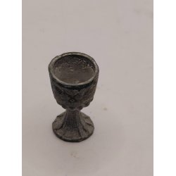 Vinglas/pokal i tin (antik)