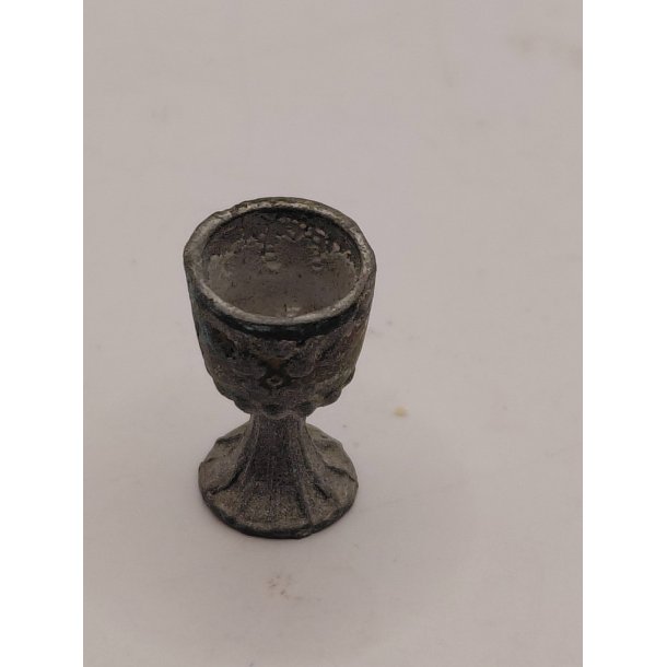 Vinglas/pokal i tin (antik)