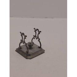 Epergne bordopsats i tin (antik