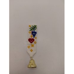 Klokkestreng (h�ndlavet) 8,5 x 2,2 cm