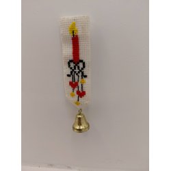 Klokkestreng (h�ndlavet) 8,5 x 2,2 cm