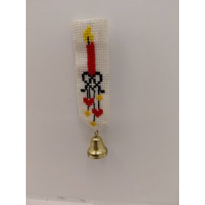 Klokkestreng (h�ndlavet) 8,5 x 2,2 cm