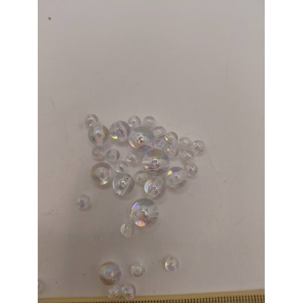 Pose med s�bebobler/perler i forskellige st�rrelser (nye)