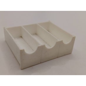 Skuffe i plastik (brugt/beskidt)