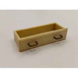 Skuffe i plastik/tr�look (brugt)