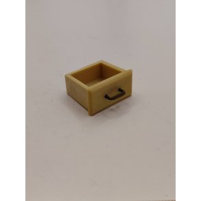 Skuffe i plastik/tr�look (brugt)