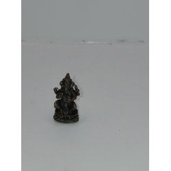 Figur af den hinduistiske gud Ganesha. I metal (brugt)