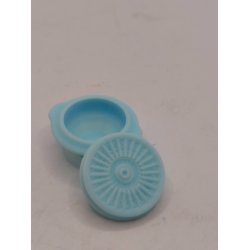 Sk�l med l�g i plastik "Tupperware look a like"  (ny) (mellem)