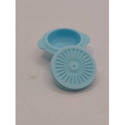 Sk�l med l�g i plastik "Tupperware look a like" (ny) (stor)