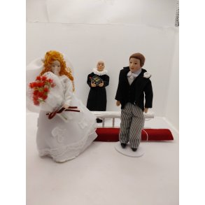 Buket med r�de blomster (ny) 1:12