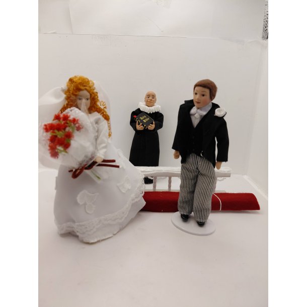 Buket med r�de blomster (ny) 1:12