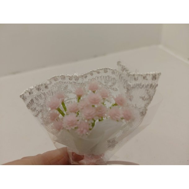 Buket med lyser�de blomster (ny) 1:12